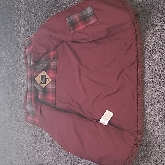 PENDLETON Fuzzy Hi-Pile Fleece Full-Zip Jacket - Size Womens S - Picture 3 of 11